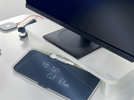 Leitz 64340001 Ergo Cosy Monitor Stand Hvid