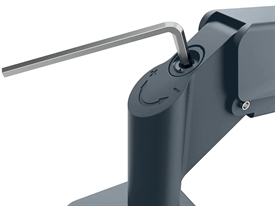 Leitz 64890089 Ergo Space Saving Single Monitorarm