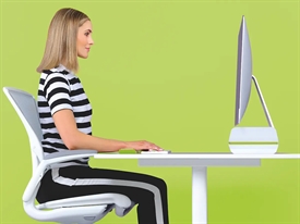 Leitz 65040054 Ergo WOW Monitor Stand Grøn