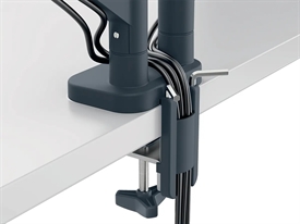 Leitz 65370089 Ergo Space Saving Dual Monitorarm