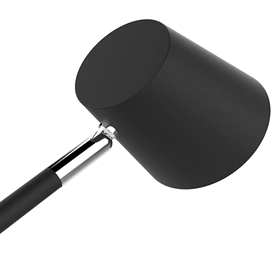 Unilux 400153732 Vicky LED Lampe Sort/Bøg